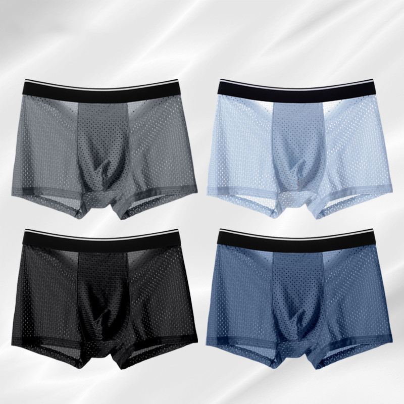 8pcs/Lot Men's Panties Ice Sil - Boxer Shorts Modal 리뷰 및 가격