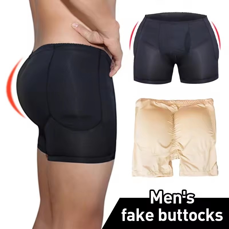 Men Padded Hip Enhancer Booty  - Boxer Brief Pack Cotton 리뷰 및 가격