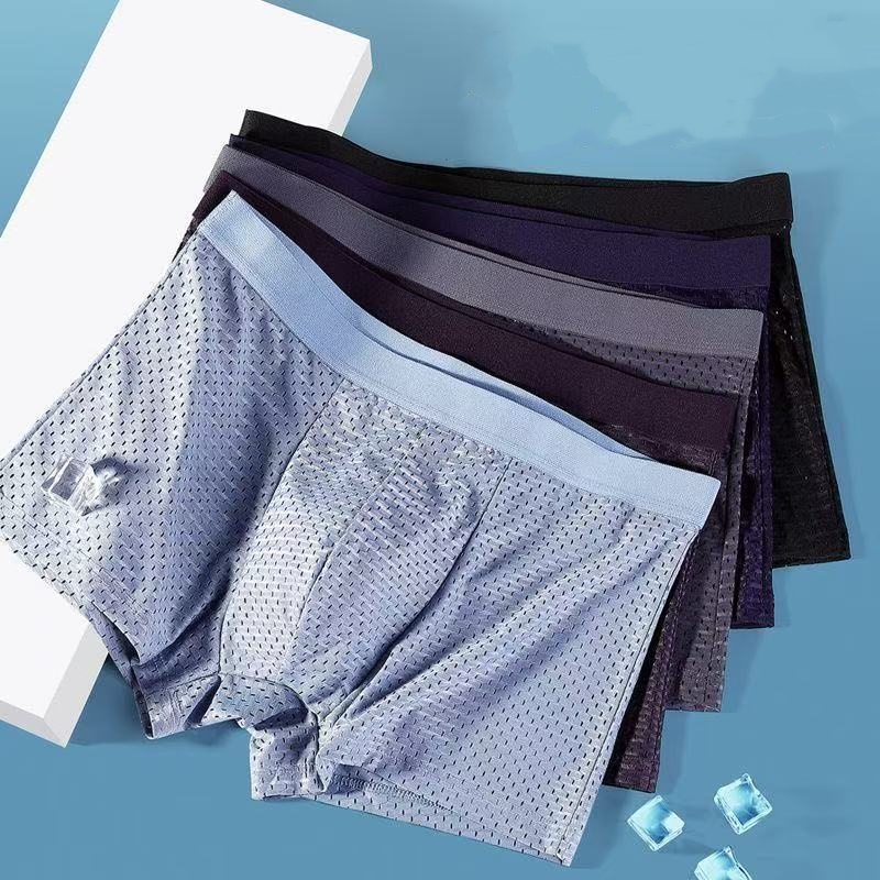 5Pcs/Lot Men's Panties Ice Sil - Boxer Shorts Modal 리뷰 및 가격