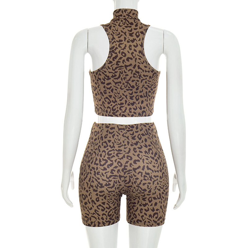 Ribbed Slim Leopard Print 2 Pi - Tank Top Ribbed 리뷰 및 가격