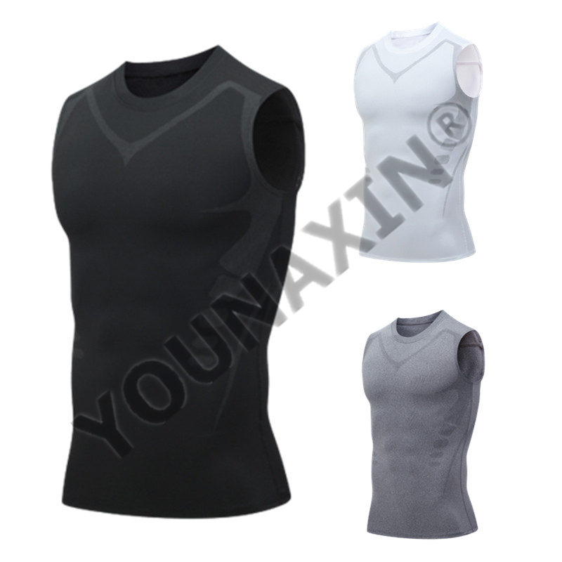 3 Pieces Men's Sleeveless T-Sh - Base Layer Top 리뷰 및 가격