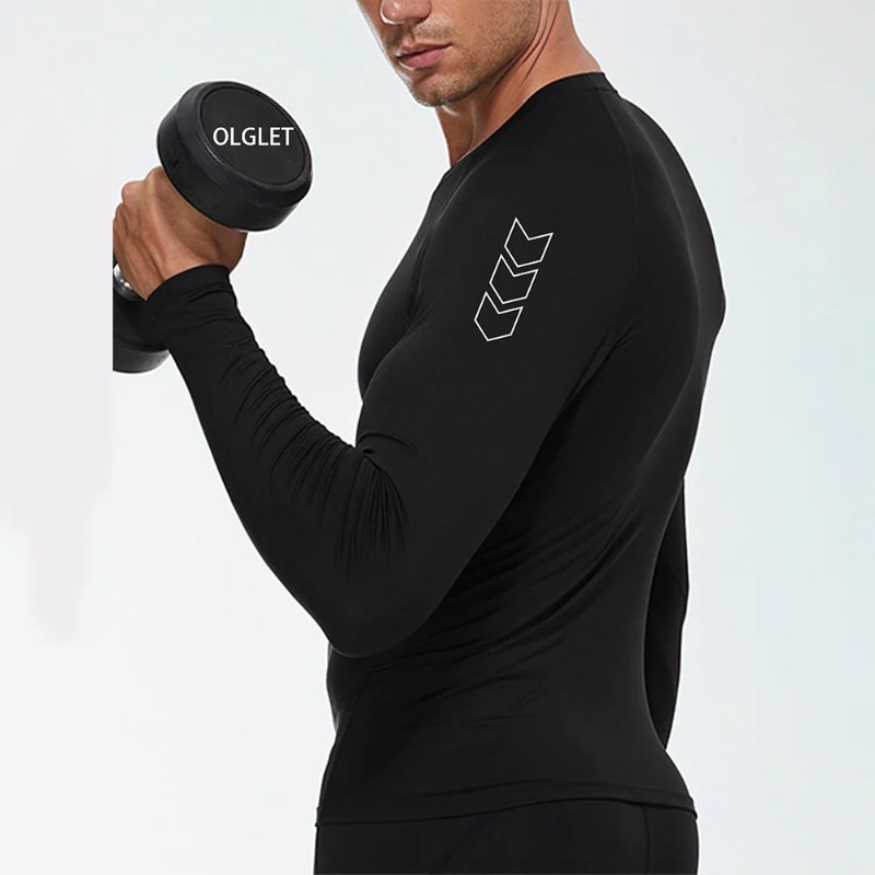 Men Quick-dry T-shirt Long Sle - Base Layer Top 리뷰 및 가격