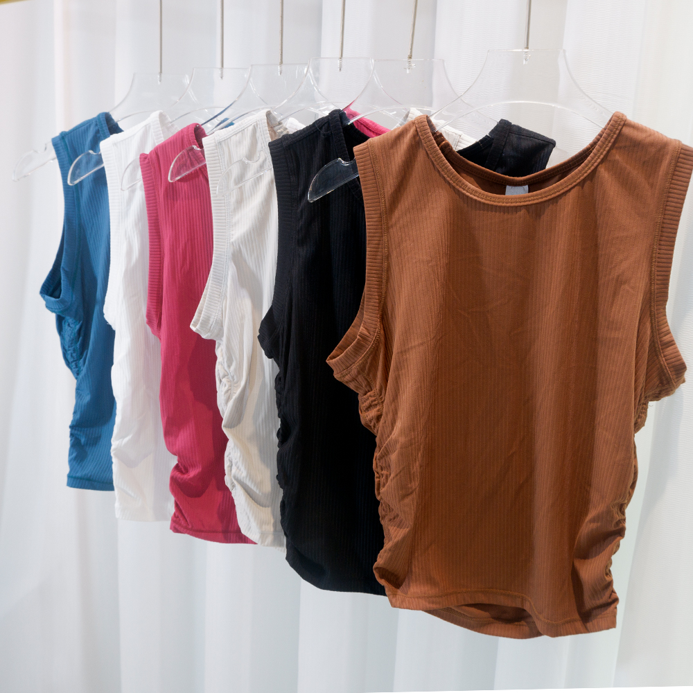 Summer Yoga Wear Ribbed Tank T - Tank Top Ribbed 리뷰 및 가격